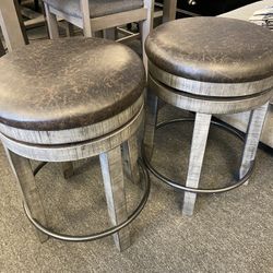 Backless  Swivel Bar Stool Available $125 Each