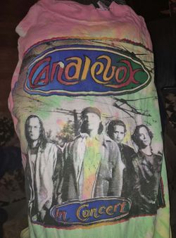 Vintage 90s Candlebox Tie Dye Tshirt Bootleg Grunge Band Tee One Size Fits All L