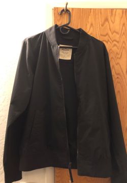 Large hollister bomber jacket