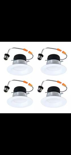 HALO 4 in. LED Recessed Light w/ Baffle Trim