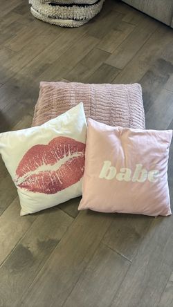 Pink pillows