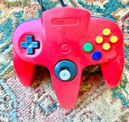 Nintendo 64 Controllers Aftermarket Really good ones. Make offer x 50 aprox red and yellow