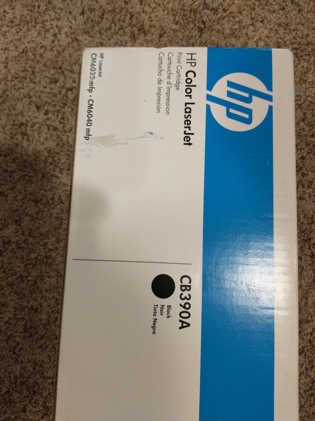 HP color LaserJet cb390a black HP 390a