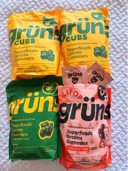 Gruns Superfoods Greens Gummies