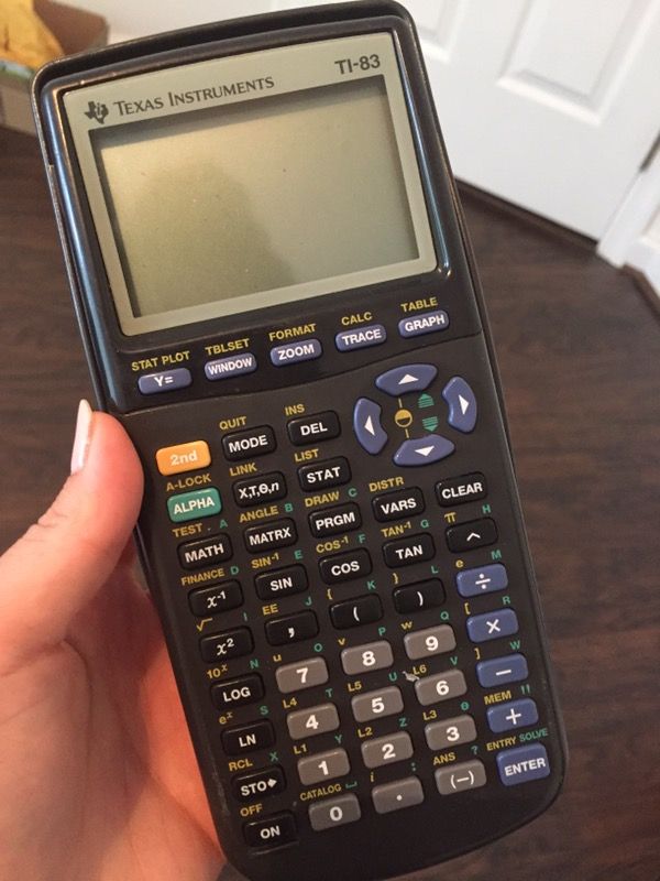 TI-83 calculator