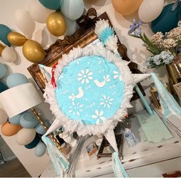 Cielito Lindo 🩵🤍 piñata for Mexican theme party, birthday , baby shower, baptism