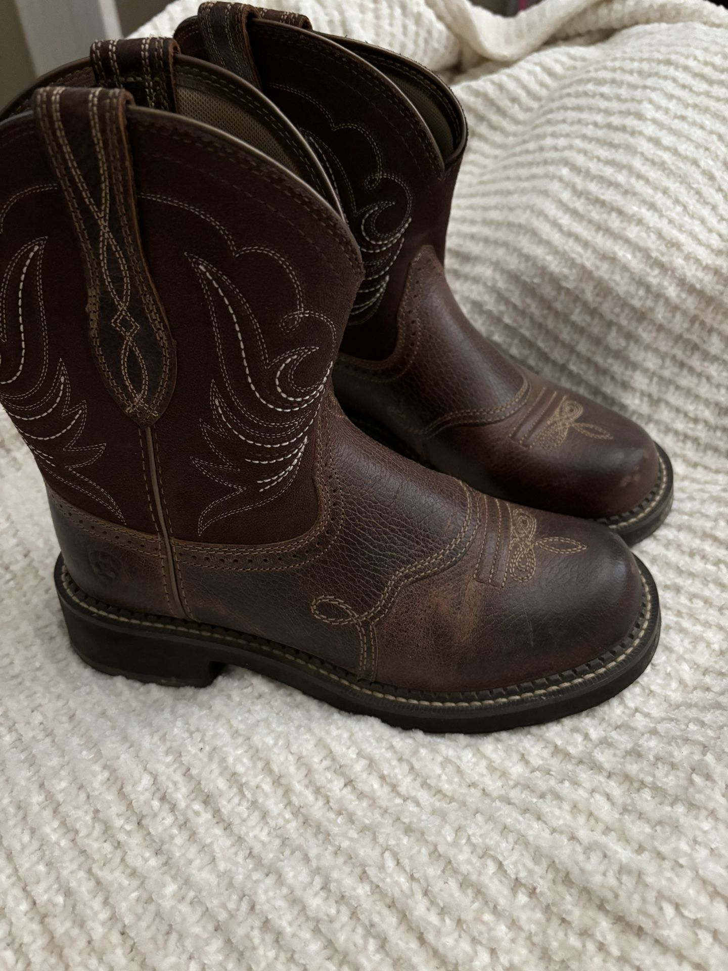 Fatbaby Heritage Mazy Western Boot (Size 7.5)