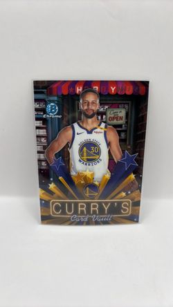 Stephen Curry Bowman Chrome Card Vault Insert