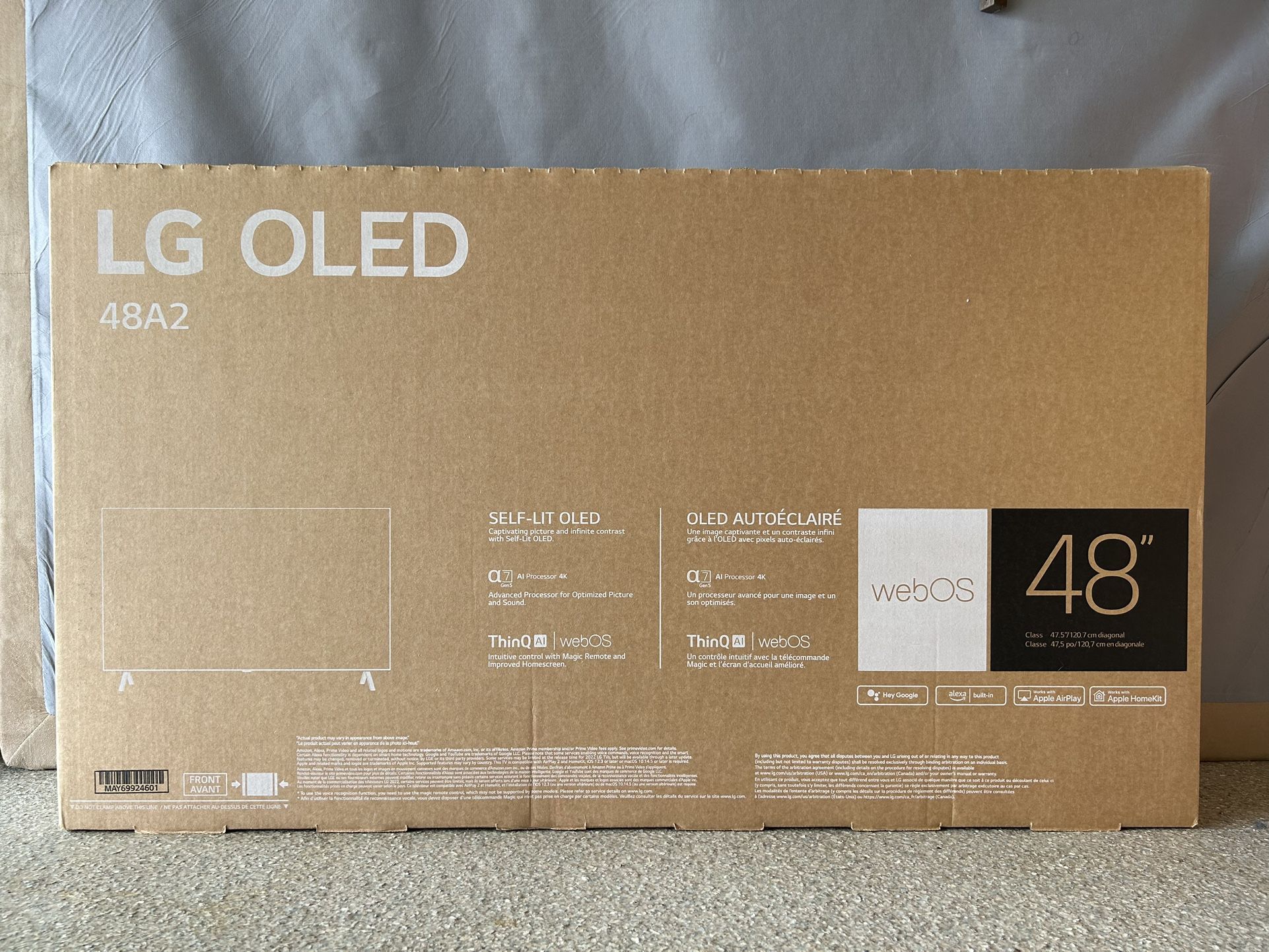LG 48” A2 OLED