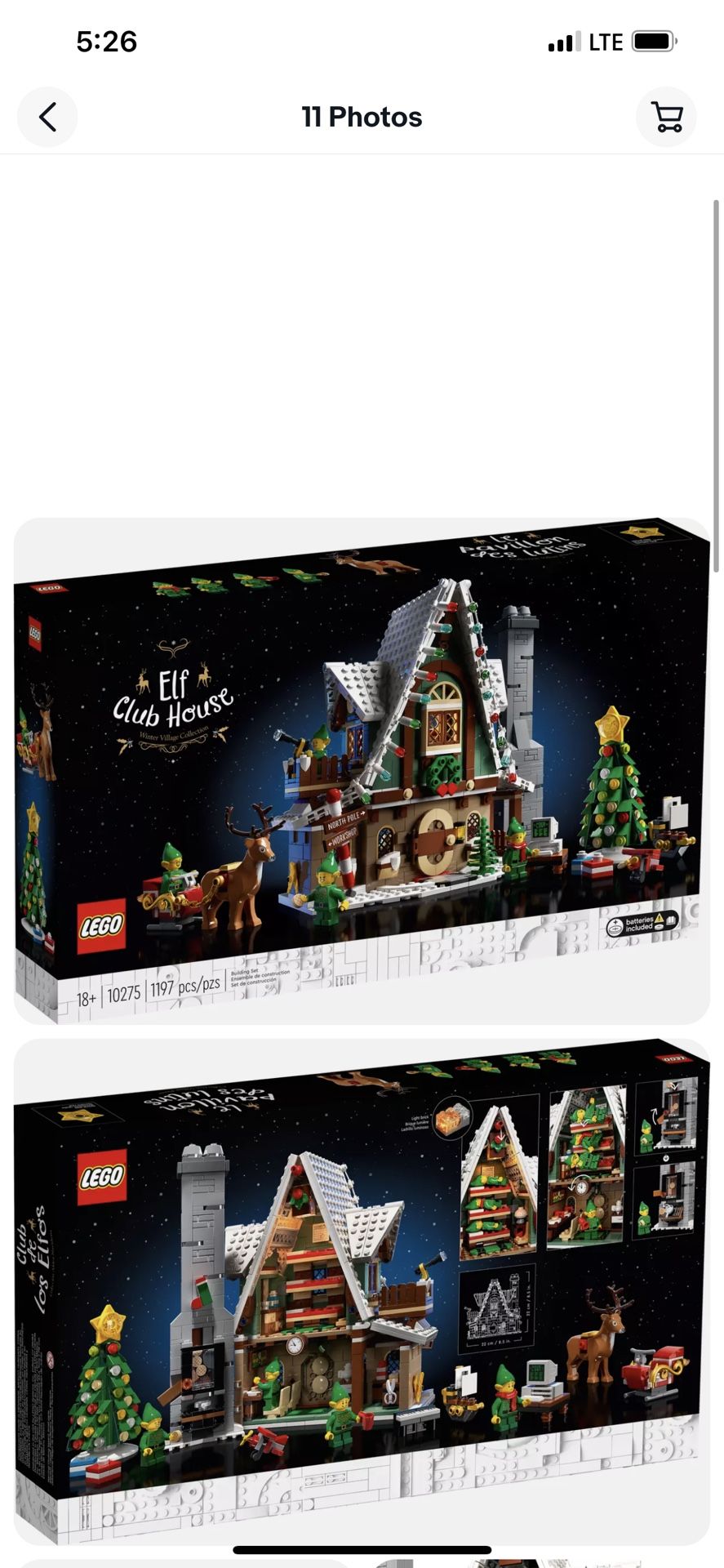 LEGO Elf House 10275 - New- Factory Sealed 1197 Pieces