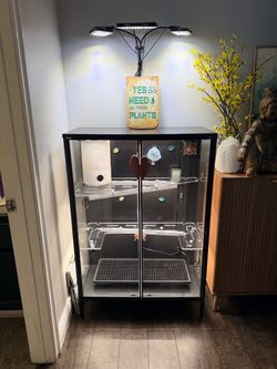 IKEA Rudsta wide greenhouse cabinet