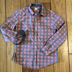 Boys Size 12 Plaid Shirt 