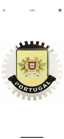 Portugal car grill emblem