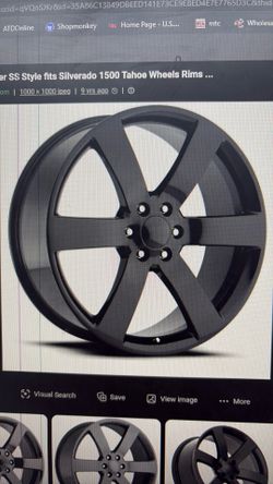 🔥🔥22” BLACK TBSS W/TIRES🔥🔥