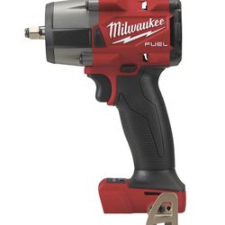 Milwaukee M18 FUEL Mid-Torque Impact Wrench with Friction Ring, Tool Only, 3/8in. Drive, 600 Ft./Lbs. Torque, Model# 2960-20

