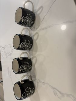4 Anthropologie Mugs