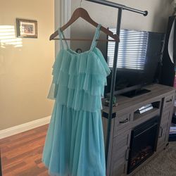 Tween Designer Mint Halter Dress
