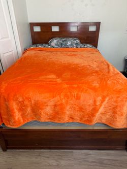 Wood Full/Queen Bed Frame