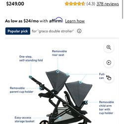 Grace Double Stroller 
