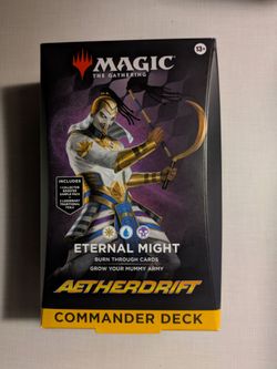 Magic The Gathering: Aetherdrift Eternal Might Commander Deck (Unopened)