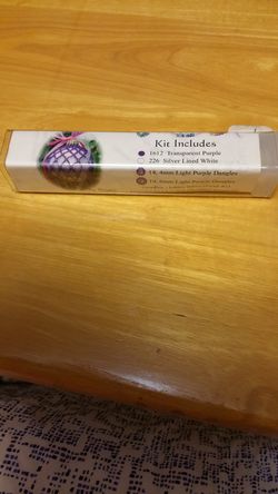 Beading kit for Christmas ornament