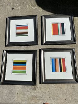 ALL 4 Framed Modern Prints