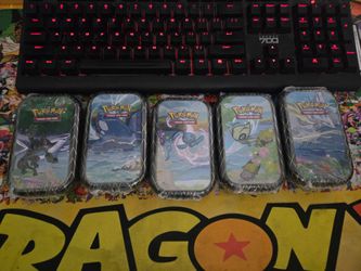 Shining Fates Pokémon TCG Mini Tin Set of 5 Sealed