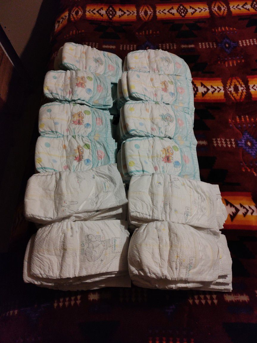 Baby Pampers Diapers, New , My Daughter Needs A Bigger Size No Longer Need , 85 Diapers Total $30 For All , Size 4  . Pick Up Only No Holds. 
