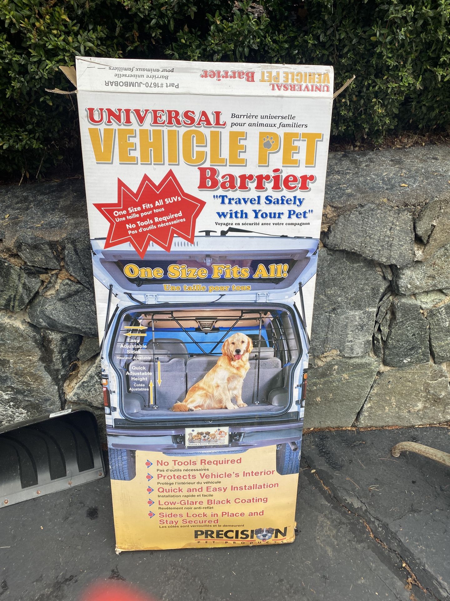Universal Vechicle Pet Barrier For Suv- Fits All Models And No Tools Needed