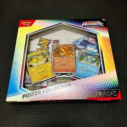 Prismatic Evolutions Poster Collection Sealed Box - Pokemon TCG Scarlet & Violet