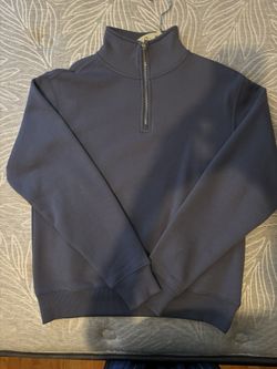 blueish Quarter Zip