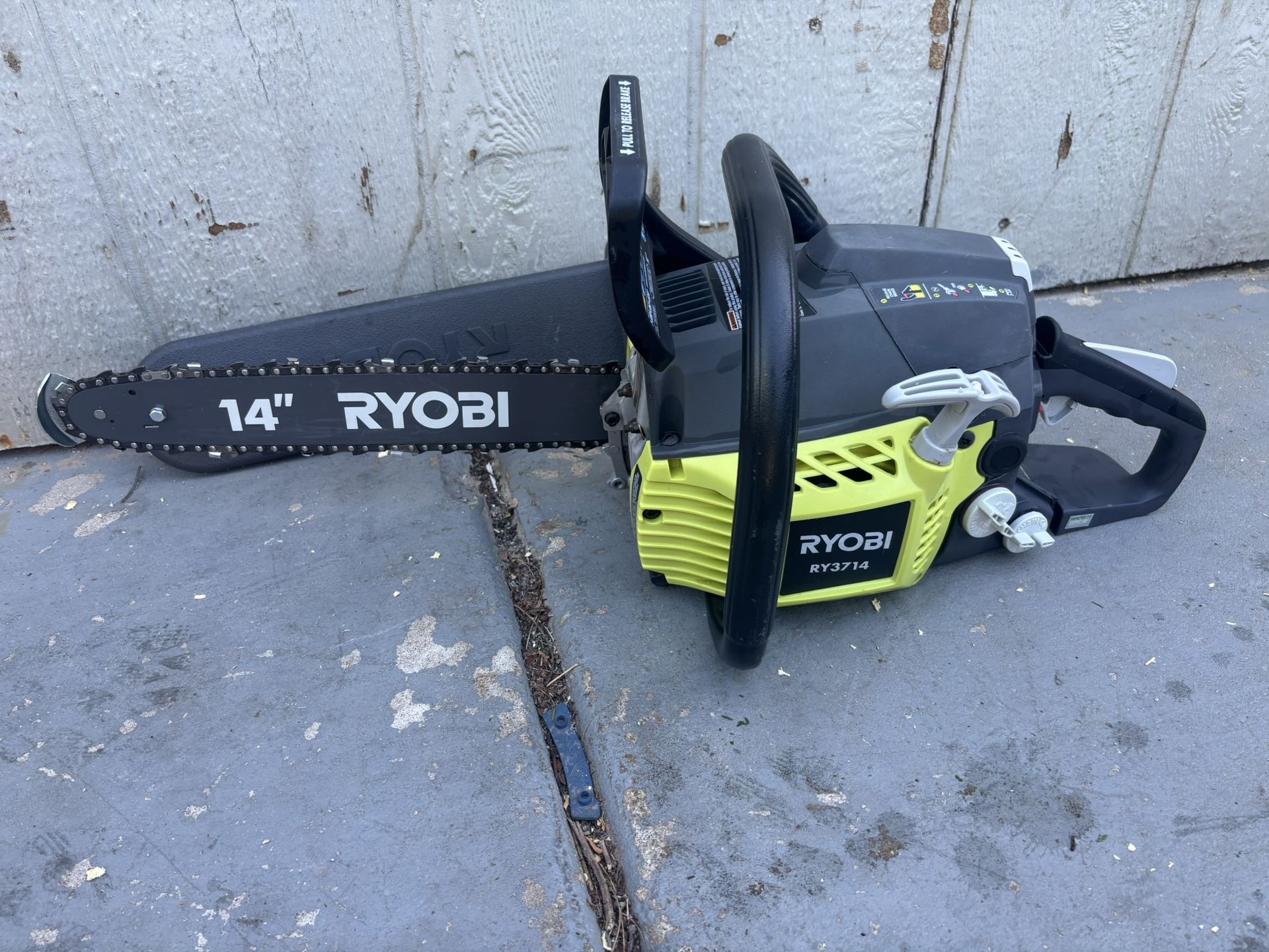 RYOBI 14 in. 37cc 2-Cycle Gas Chainsaw