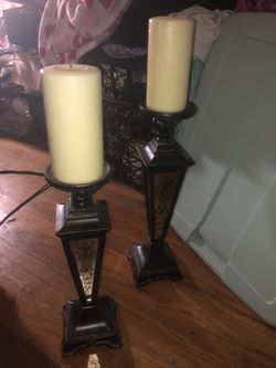 Two matching decorative candle stands, BRAND NEW!!!