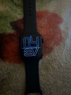 Apple Watch with Black Sport Band