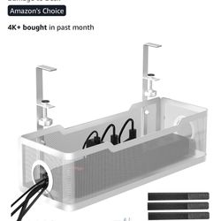 under desk cable management tray 🔌🖥️