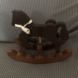 Wooden Rocking Horse 