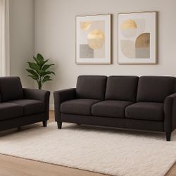 🔥 2-Piece Sofa & Loveseat Set 