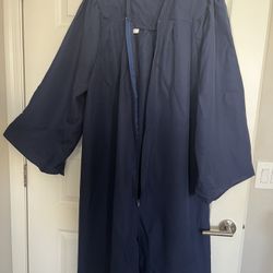 Dark Blue Graduation Gown - Unisex 