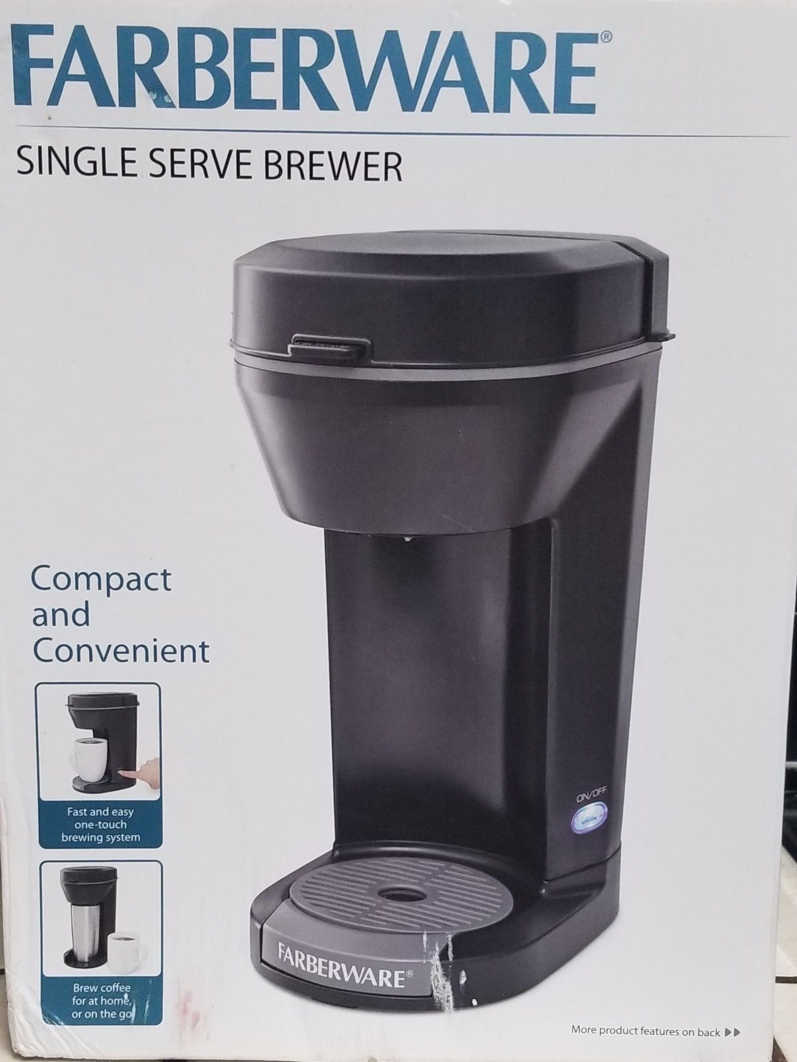 New Farberware Single Serve Coffee Maker (K - Cup) Appliances