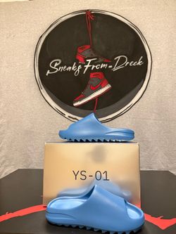 Yeezy Slide Blue Men Sz 10