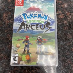 Pokémon Legends Arceus Switch Games 