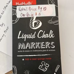 Liquid Chalk Markers 6pk