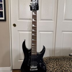 Ibanez GRX20 Electric Guitar – Black – Perfect for Kids or Beginners