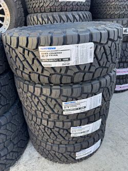 35x12.50r17 Toyo RT tires nuevas con 70,000 millas de garantía las 4