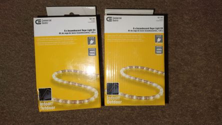 Indoor/outdoor rope lights (6ft)