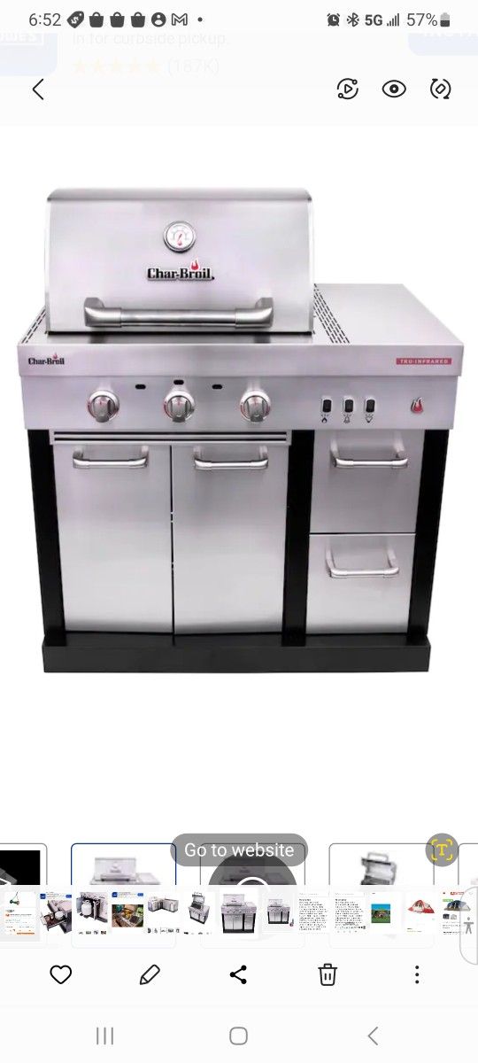 Char Broil Medallion Gas Grill..new