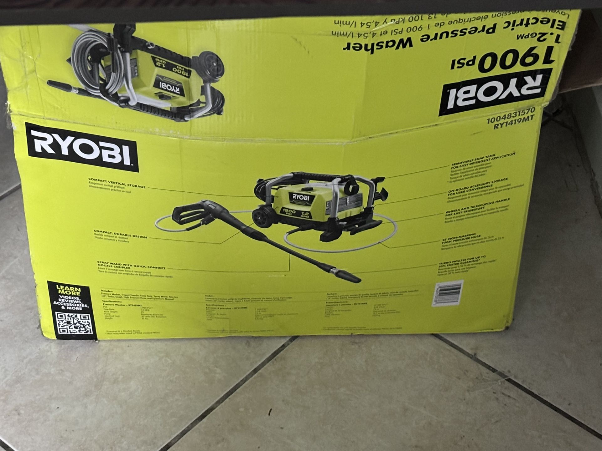 Only used Once Electric Pressure Washer