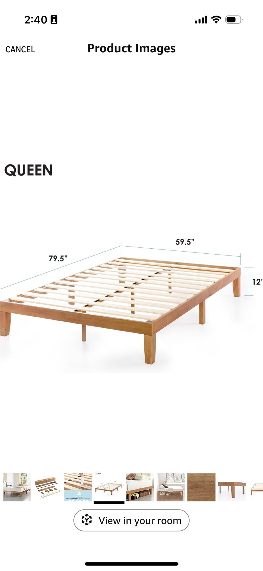 Queen Size Bed frame