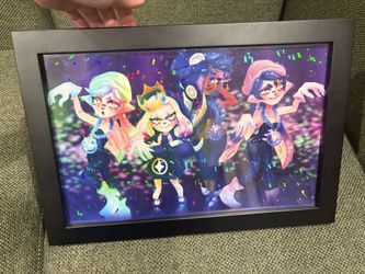 Splatoon framed art