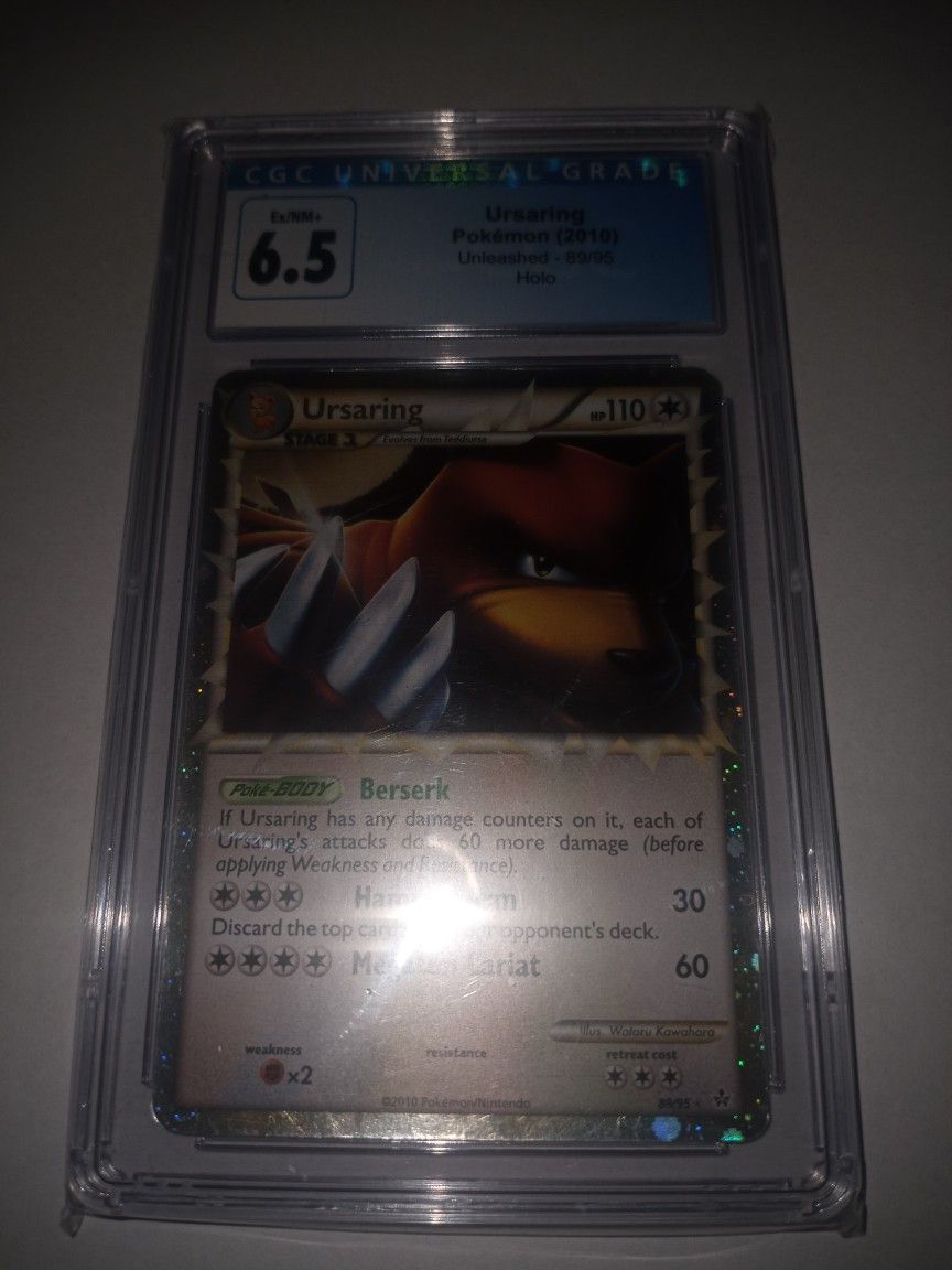 Pokemon Prime Ursaring Cgc 6.5